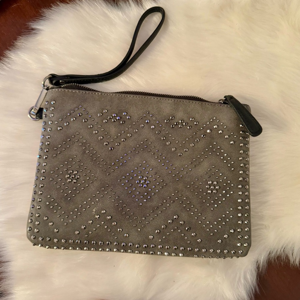 Shiraleah Chicago Stud Faux Leather Clutch